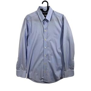 DOLCE GABBANA Classic Light Blue‎ Cotton Dress Shirt Italy S 15/38 Office Formal